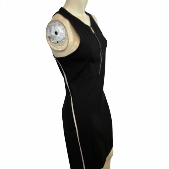 Rag & Bone Jada Zip front Dress Black Small 4 - Picture 6 of 6